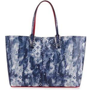 Christian Louboutin Spiked leather tote